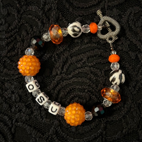 Bundle of 4 OK State-themed bracelets (Go Pokes!!!) - Picture 4 of 6